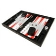 thumbnail image 5 of Silverman & Co. 13-inch Premium Backgammon Set - Travel Size - Black/Red, 5 of 11