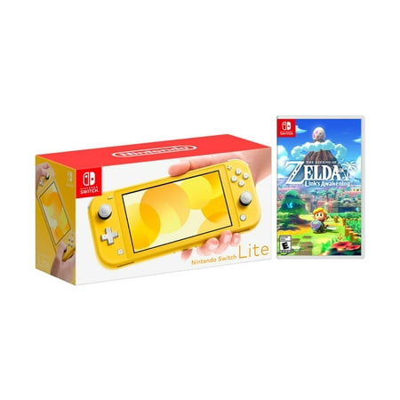 2019 New Nintendo Switch Lite Yellow Bundle with The Legend of Zelda: Link's Awakening NS Game Disc - 2019 New (Breath Of Fire 3 Best Party)