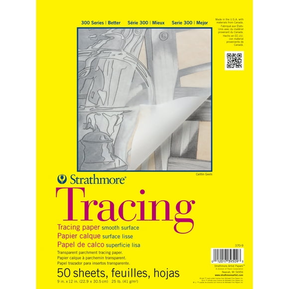 Strathmore Tracing Paper Pad 9"X12"-50 Sheets