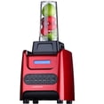 thumbnail image 6 of OVENTE Kitchen Countertop Blender with Dispenser Stainless Steel Blade & 1.5L BPA-Free Portable Easy Clean Jar, 1000 Watt Base Powered Electric Mixer for Smoothie Protein Shakes, Red BLH1000R, 6 of 7