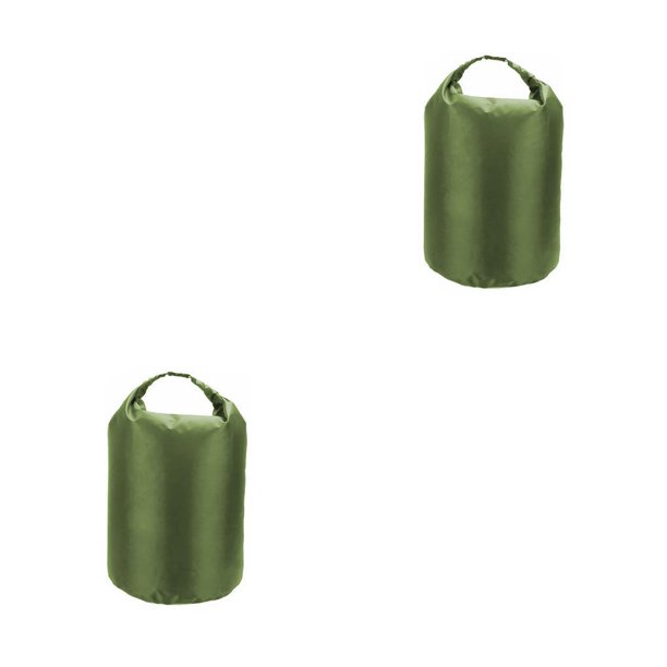 Toystoory Bolsa seca impermeable Roll Top Saco de compresión seco para Rafting Canotaje Senderismo Camping 40L verde 8L 2Conjunto