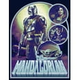 thumbnail image 2 of Men's Star Wars: The Mandalorian The New Plan Pull Over Hoodie Navy Blue Medium, 2 of 4