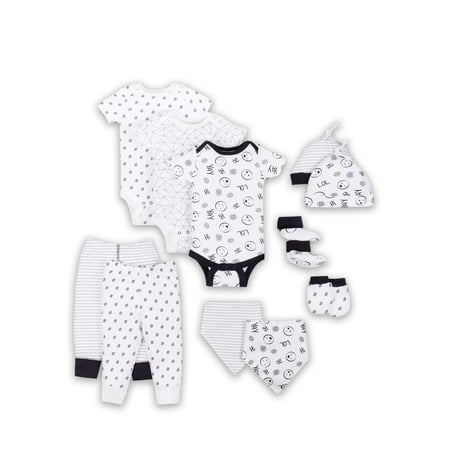 - Little Star Organic Baby Boy or Girl Unisex Baby Shower Essentials Gift Set, 11pc