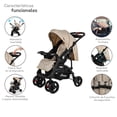 thumbnail image 2 of Carriola con Autoasiento Reversible Reclinable y Plegado Fácil Elite D'Bebe - Arena, 2 of 8
