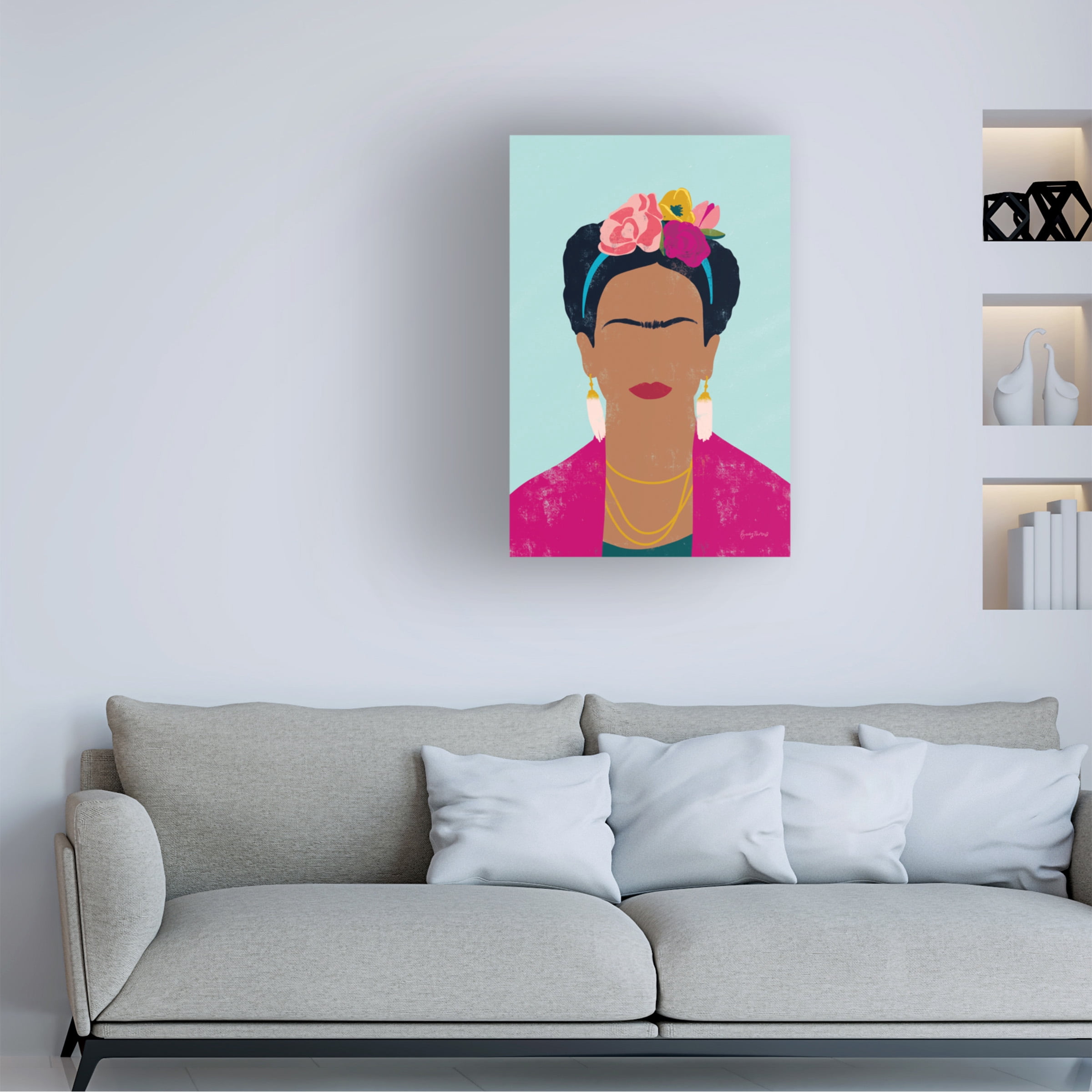 Becky Thorns 'Frida Kahlo I' Canvas Art