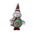 thumbnail image 2 of Todaioua Christmas Cloth Ornament Cute Santa Snowman Deer Shaped Sitting Christmas Tree Hanging Pendant Kids Gift for New Year Xmas, 2 of 8