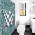 thumbnail image 4 of W-W-E Shower Curtain, Premium Waterproof Fabric Bath Curtain, Heavy Duty PEVA Shower Curtain for Bathroom Hotel, 4 of 7