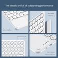 thumbnail image 3 of Teclado Inalámbrico Bluetooth Mini 78 Teclas Gaming Office Teclado Recargable Panel Táctil para Pad PC Tablet Negro, 3 of 6