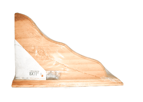 Wood Bracket 8"D x 11"L - Pack of 10 - Shelf Bracket - Granite Bracket - Curved Bracket - Traditional Wood Bracket - PineBracket…