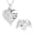 Steel, variant on Personalized Jewelry Openable Heart Wing with Little Heart Urn for Ashes Cremation Jewelry for Ashes Urn Necklace Lockets for Human Ashes