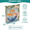 thumbnail image 3 of FORMRS 3 Ring Binder 1.5 inch with Pockets Clip Board 200 Sheets Capacity, Blue Goldfish Bowl, 3 of 8