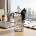 thumbnail image 7 of SEANATIVE Double Eyeglasses Case Neoprene Zipper Sunglasses Pouch Shockproof Glasses Case Anti-Scratch Lightweight Eyewear Pouch for Two Pairs of Glasses, Tropical Palm Tree Flower Print, 7 of 7