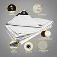 thumbnail image 2 of Seal Skin Heavy Duty White Waterproof Tarp,16 Mil Thick, UV & Tear Resistant 10' X 20', 2 of 6
