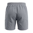 thumbnail image 4 of Satingcolo Mens Trunks Summer Beach Shorts Vacation Casual Athletic Shorts Daily Wear Comfy Waist Lightweight Shorts With Pockets Dark Gray L, 4 of 5
