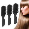 thumbnail image 4 of Cepillo Para Desenredar, Ergonómico, Dientes Anchos, 9 Filas, Cepillo De Pelo Flexible, Ligero Para Todo Tipo De Cabello, 4 of 7