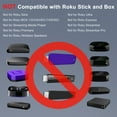 thumbnail image 3 of Replacement for Roku-TV-Remote-Control,for TCL Roku for Hisense Roku for Onn Roku Series Smart TVs(NOT for Roku Stick and Box)【Pack of 2】, 3 of 9