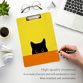 thumbnail image 4 of FMSHPON Black Cat Clipboard Hardboard Wood Nursing Clip Board and Pull for Standard A4 Letter 13x9 inches, 4 of 7