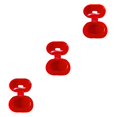thumbnail image 4 of crativent Silicone Earbuds Box Headset Storage Case For Airdots Youth Version red 3Set, 4 of 6