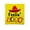 Yellow, variant on Cinco de Mayo Feelin' Loco Embroidered Iron On Patch