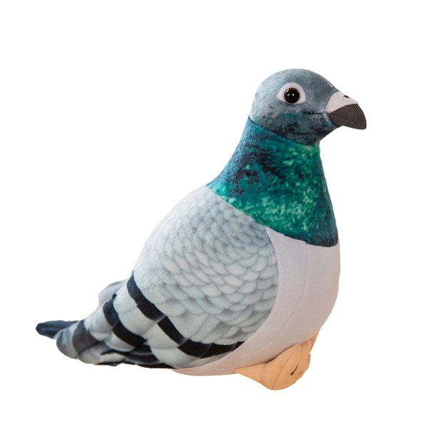 Muñeca de peluche con forma de paloma de peluche con dibujos animados, 20 cm