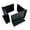 Black-2Pcs, variant on Quick Install Car Trunk Fixing Bracket None Drilling For Sedan SUV Secures Luggage
