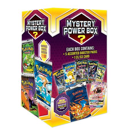 Vintage Pokemon Cards Mystery Box 6- Online Exclusive | 1 Vintage Pack & 1 EX/GX Card Guaranteed | 4 Booster