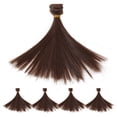 thumbnail image 1 of Modas de muñecas de moda de 5 piezas de moda hermosas pelucas de cabello de muñeca pelucas de cabello de muñeca Cañas de muñecas de bricolaje, 1 of 5