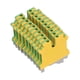 thumbnail image 4 of Terminal De Tierra, Cobre Puro Amarillo Verde 50 Piezas Bloque De Terminales De Carril DIN TIPO USLKG-3 Retardante De Llama Para Conexión Eléctrica, 4 of 7