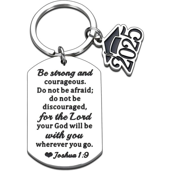 2024 Graduation Gifts for Teens Boys Girls Inspirational Bible Verse Keychain Stocking Stuffers for Women Men Religious Graduation Jewelry for Son Daughter Friends Grad Gift Christian Christmas Gifts