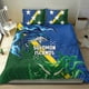 thumbnail image 4 of Islas Salomón Juego de cama tribal de tiburón y cocodrilo LT03, 4 of 6