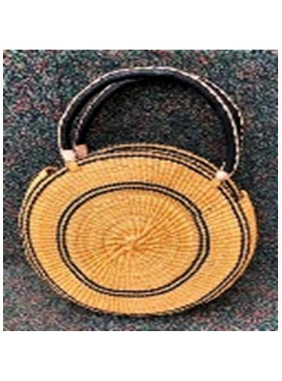 Savanna HBN-09 Black Stripes Double Circular Handbag