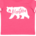 thumbnail image 4 of Inktastic Montana White Bear Silhouette Boys or Girls Toddler T-Shirt, 4 of 5