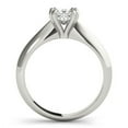 thumbnail image 3 of Dash Jewelry 14K White Gold Plated Engagement Ring - Prong Set 1.8 Ct Princess Cut Moissanite Wedding Ring - Anniversary Rings for Women's - Women's Gifts for Birthday - Party Wear Ring, 3 of 6