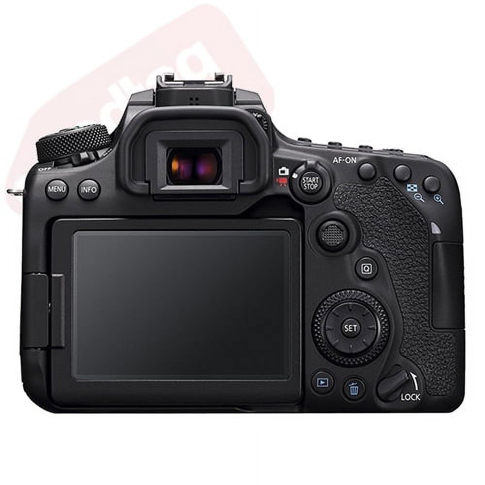 Canon EOS 90D DSLR Camera + 18-55mm STM + 75-300mm + 30 Piece Accessory Bundle - image 4 of 11