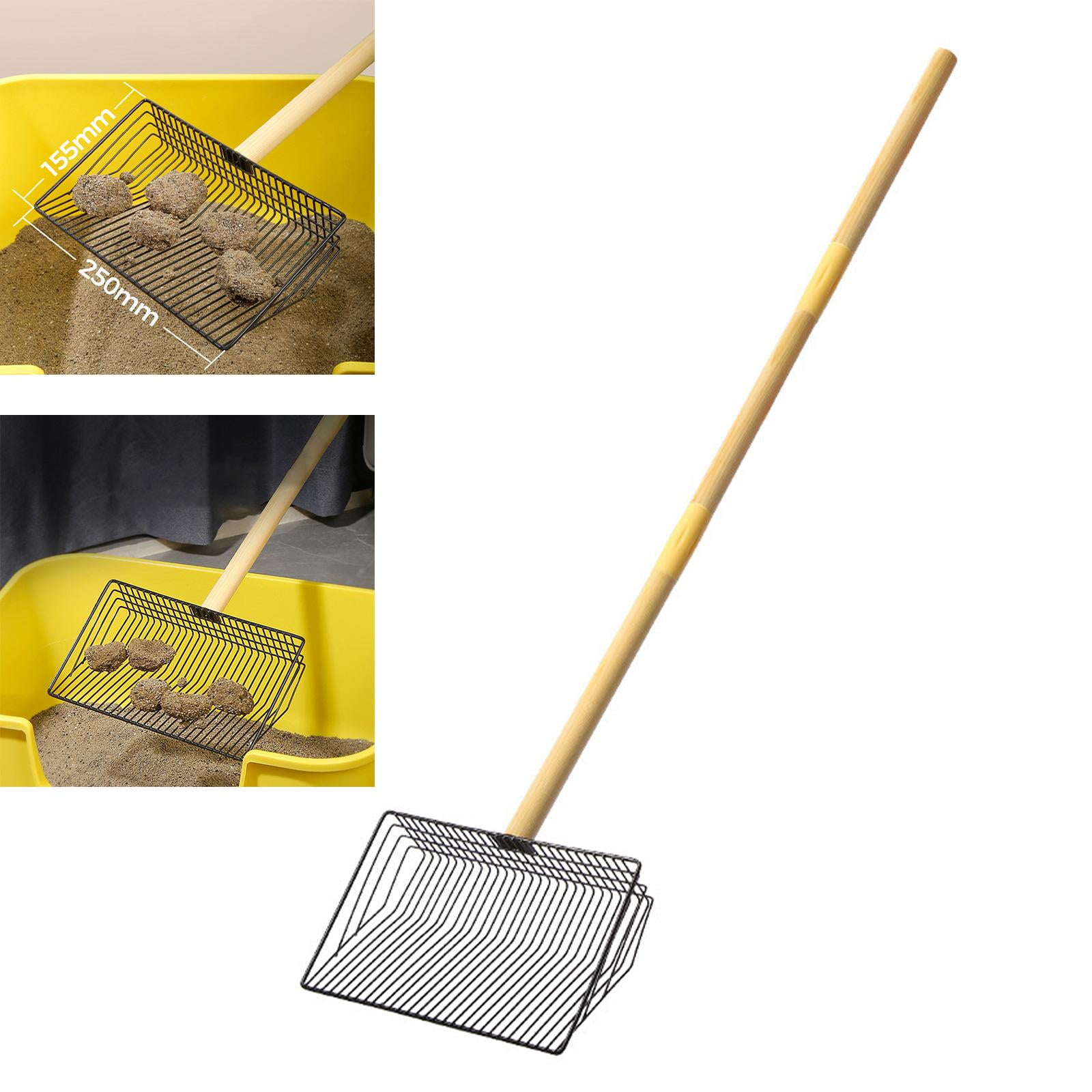 BELOVING Metal Cats Litter er Sturdy Wooden Handle for Pets Supplies Bunny Kittens