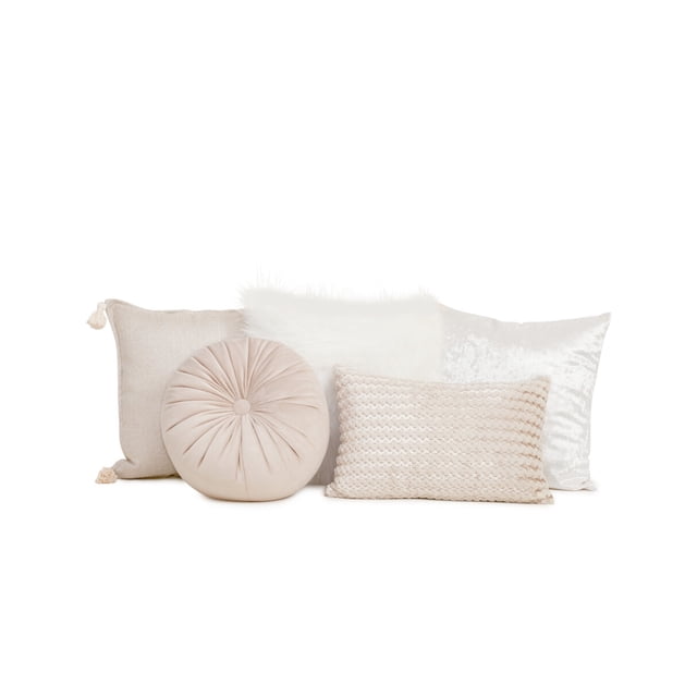 Set de Cojines Decorativos Antonela Set Beige 10
