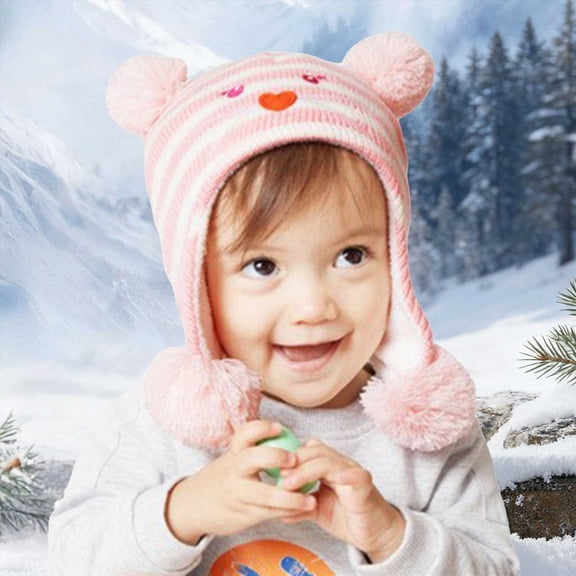 0-1 Years Infant Baby Boys Girls Beanie Warm Knit Cute Hat Baby Hat