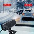 thumbnail image 4 of TOPCHANCES Portable Car Heater, 12V 150W Portable Electric Heating Fan Defogger Defroster Demister, Fast Heating Car Windscreen, 4 of 10