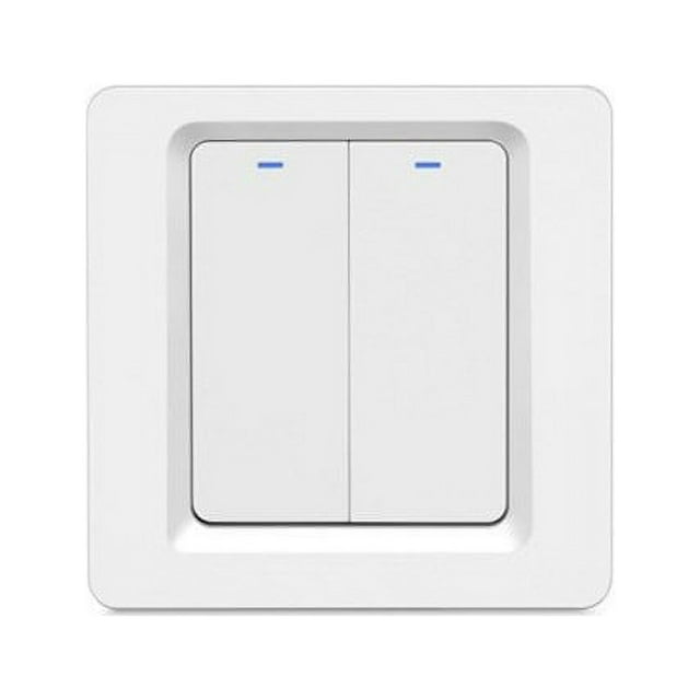 Interrupteur pour Maison Intelligente à Bouton-Poussoir, Interrupteur d'Éclairage Mural avec Fil Neutre