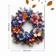 thumbnail image 3 of Custom Purple Floral Name Girl Nursery Canvas Print, Personalized Baby Bedroom Home Wall Decor Art, 3 of 8