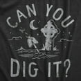 thumbnail image 2 of Mens Can You Dig It T Shirt Funny Spooky Cemetary Grave Digging Tee for Guys Graphic Tees, 2 of 9