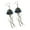 5 black jellyfish, variant on Fashionable Jellyfish Earrings Distinctive Dangle Ear Hook for Parties Gathering