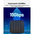 thumbnail image 4 of TERRAMASTER D4-320 External Hard Drive Enclosure - 4bay USB 3.2 Gen2 10Gbps Type-C USB Storage Hot Swappable Plug and Play (Diskless), 4 of 9