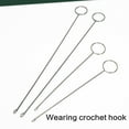 thumbnail image 4 of Metal Hook Threader for Elastic Bands & Drawstrings, Sewing Aid for Waistbands Sweatpants Shoelace Crafting, 4 of 9