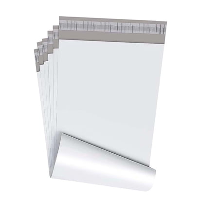R & G 100-Pack Poly Mailers, Strong Adhesive Sealing, Waterproof, Tear-Resistant, 5 x 7 Inch