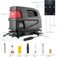 thumbnail image 5 of WindGallop Digital Tire Inflator Portable Air Compressor for Car Tires 12V DC Tire Pump Heavy Duty Touchscreen Car Air Pump for Car Bike Tires with Tire Pressure Gauge, Extra Air Hose, Battery Clamps, 5 of 7