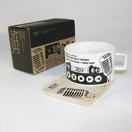 

SYNC - [Recording Studio] Espresso Cup / Wood Coaster (2.5 inch height)