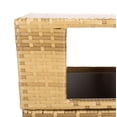 thumbnail image 5 of SAFAVIEH Mazeli Outdoor Patio Trash Bin, Natural, 5 of 12