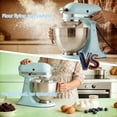 thumbnail image 5 of 6-7 QT Tilt-Head Stand Mixer Splash Guard, Food Grade Durable Mixer Bowl Cover with Tight Seal, Anti-Spill & Anti-Leak Design, Compatible with KitchenAid Tilt-Head Mixers, Dishwasher Safe, 5 of 5