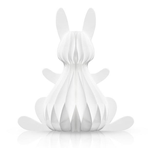 Briarwood Lane White Bunny Honeycomb - Large Magnetic Paper Decor - 12 x 9